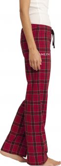 District Women’s Flannel Plaid Pant, New Red